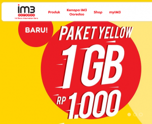 Cara Daftar Paket Yellow Indosat 