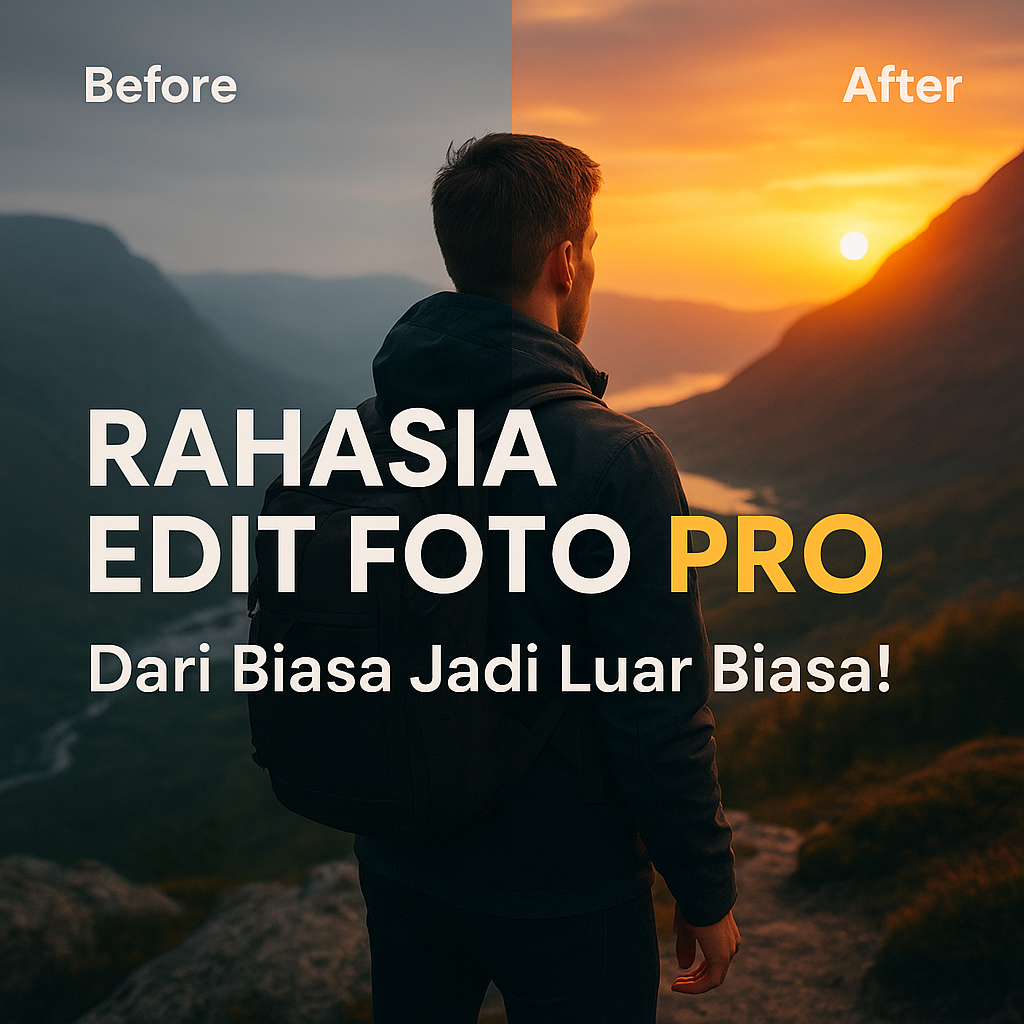 Cara Mengedit Foto ala Fotografer Pro: Rahasia Hasilkan Warna yang Hidup & Tajam!