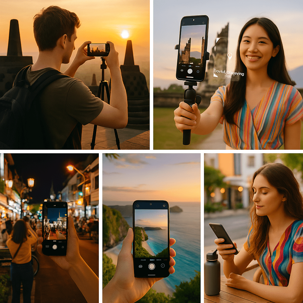 10 Tips Android Wajib Traveler untuk Bikin Konten Liburan Estetik