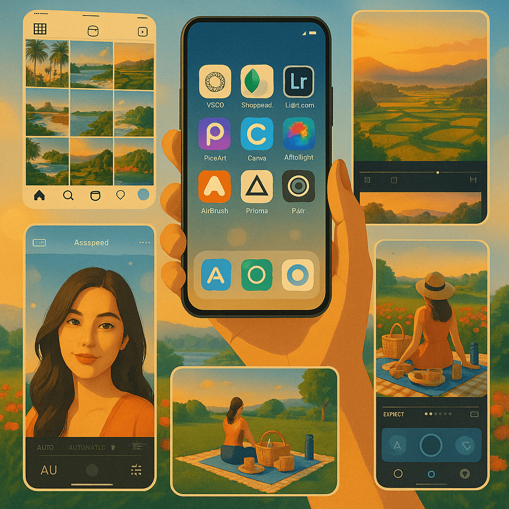 9 Aplikasi Edit Foto Android Paling Populer yang Bikin Feed Estetik